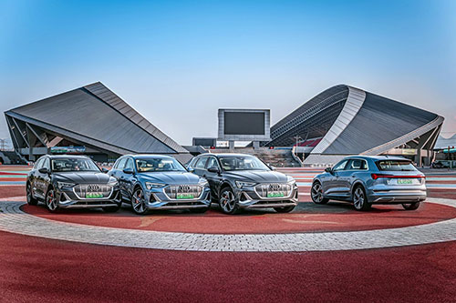 建德奥迪车的室外展览活动拍摄