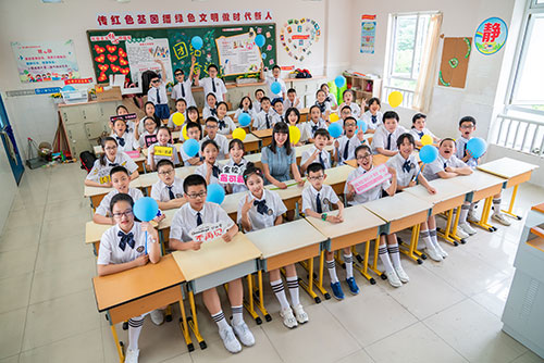 建德小学生毕业季集体照拍摄